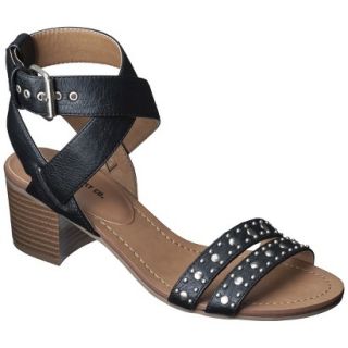 Womens Mossimo Supply Co. Kat Block Heel Sandal   Black 6