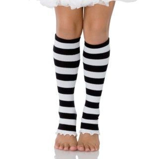 Leg Warmers (Black/White) Child