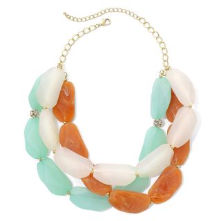 MIXIT Mixit Tri Color, Layered Necklace
