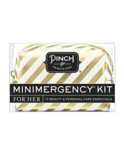 Candy Striper Minimergency Kit For Her, White   Pinch Provisions