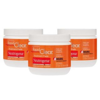 Neutrogena Acne Rapid Clear Daily Treatment Pads   3 Pack
