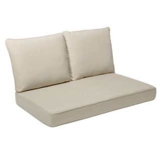 Rolston 3 Piece Outdoor Replacement Loveaseat Cushion Set   Beige