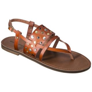 Womens Mossimo Supply Co. Sonora Flat Sandal   Cognac 6