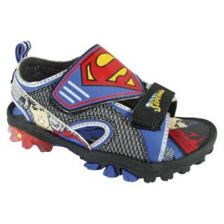 Toddler Boys Superman Hiking Sandals   Blue 8