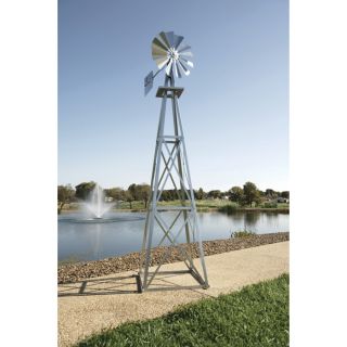 Outdoor Water Solutions Ornamental Backyard Windmill   11ft.6 Inch H,