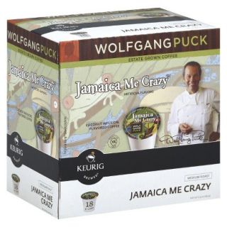 Keurig Wolfgang Puck Jamaica Me Crazy Coffee K Cup   18 count