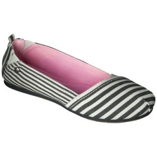Womens Mad Love Lynnae Striped Loafer   Black 9