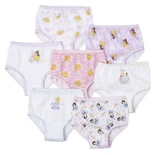 7 Pack Underwear , Little Girls Disney Princess 4T