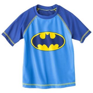Batman Toddler Boys Rashguard   Blue 5T
