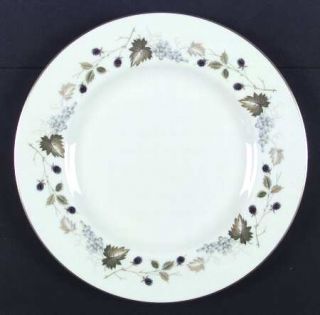 Pickard Verona Dinner Plate, Fine China Dinnerware   Grapes And Leaves, Smooth