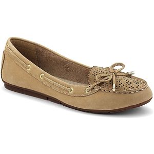Sperry Top Sider Womens Isla Tan Perfs Shoes, Size 7 M   9833724
