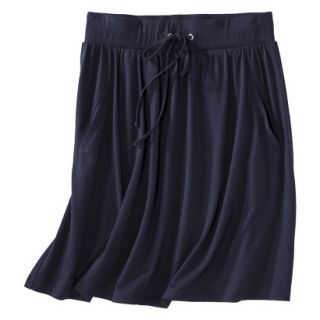 Merona Womens Front Pocket Knit Skirt   Xavier Navy   XS