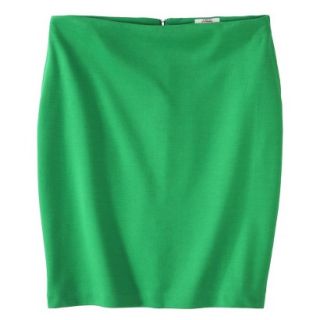 Merona Womens Ponte Pencil Skirt   Mahal Green   4