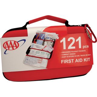 AAA Road Trip First Aid Kit   121 Pcs., Model 4180AAA