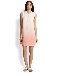 Splendid Ombre Shirtdress   Cantaloupe