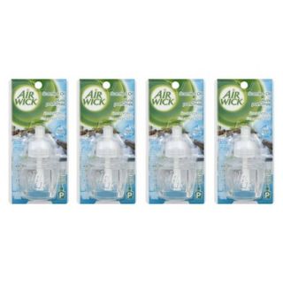 AIR WICK Scented Oils   FRESH WATERS , .67 Ounces, 4 Pack