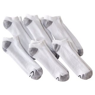 C9 by Champion Mens 6 Pack Banded No Show Sock   White 6 12