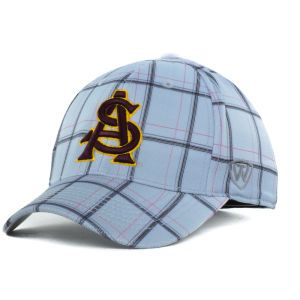Arizona State Sun Devils Top of the World NCAA Fuse Plaid One Fit Cap