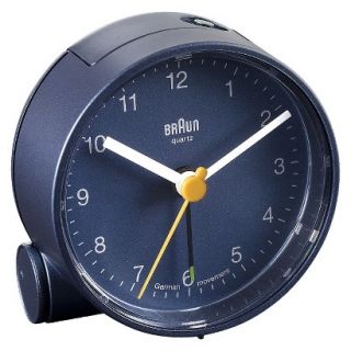 Braun Quartz Alarm Clock   Blue
