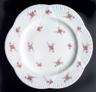 Shelley Bridal Rose (Dainty Shape) Dinner Plate, Fine China Dinnerware   Dainty