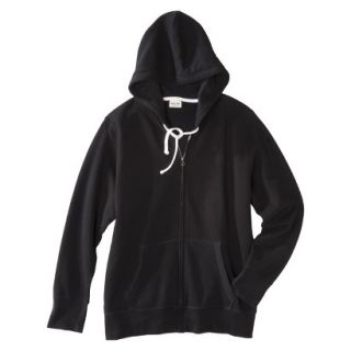 Mossimo Supply Co. Juniors Plus Size Long Sleeve Fleece Hoodie   Black 4