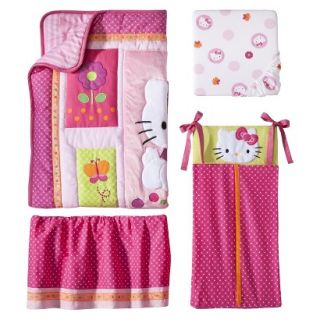 Hello Kitty Garden 5pc Crib Bedding Set by Lambs & Ivy