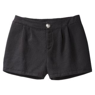 Xhilaration Juniors Jacquard Trouser Shorts   Black 3