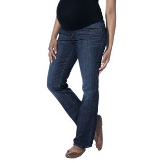 Liz Lange for Target Maternity Over the Belly Bootcut Denim Jeans   Blue Wash 4