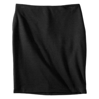 Merona Petites Ponte Pencil Skirt   Black 8P