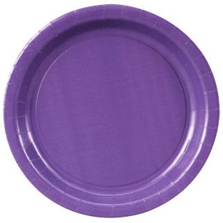 Perfect Purple (Purple) Paper Dinner Plates