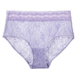 Gilligan & OMalley Womens All Over Lace Brief   Lavender XS