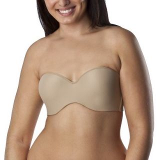 Self Expressions By Maidenform Womens Full Support Strapless Bra   Beige 38DD