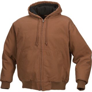 Gravel Gear Hooded Tundra Jacket   Brown, XL