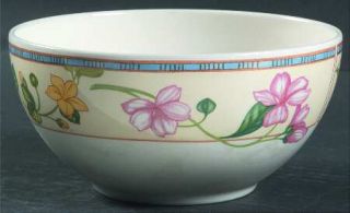 Johnson Brothers Spring Medley Gravy Boat, Fine China Dinnerware   Floral On Yel