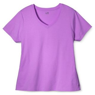 C9 by Champion Womens Plus Size Power Workout Tee   Lively Lilac 2 Plus