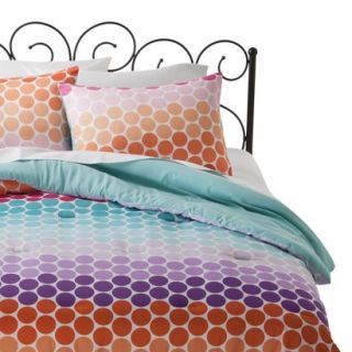 Xhilaration Geometric Comforter Set   Orange (Twin XL)