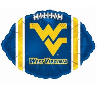 West Virginia Mountaineers Foil Football Balloon