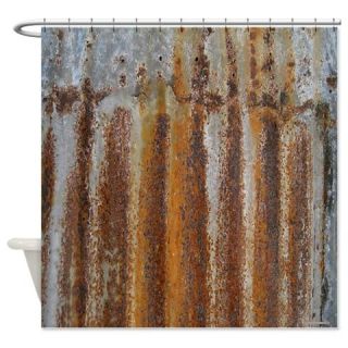  Rusty Tin Shower Curtain