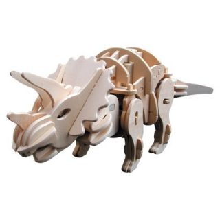 Robotime 3D Wooden Robotic Puzzle Triceratops, Medium