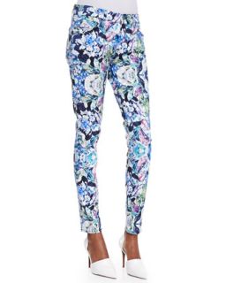 Womens The Skinny Kaleidoscope Floral Jeans   7 For All Mankind