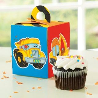Construction Pals Cupcake Box