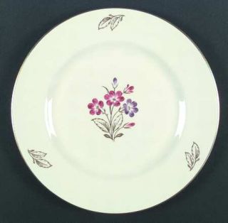 Pickard Cinderella Dinner Plate, Fine China Dinnerware   Pink & Purple Flowers,G
