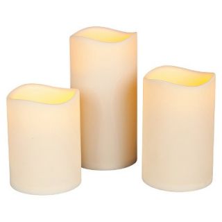 LED Candles Set of 3   Large