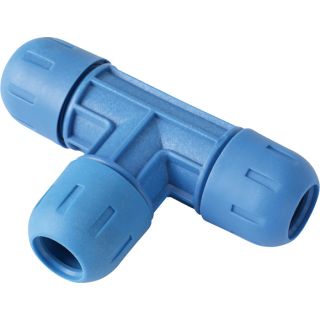 RapidAir FastPipe Fitting   1 Inch Tee Fitting, Model F2005