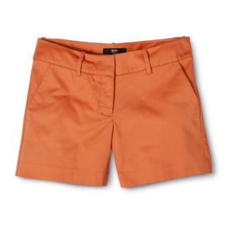 Mossimo Womens 5 Shorts   Orange Truffle 16