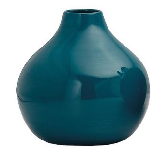 Juno Bamboo Gourd Vase 11   Teal by Torre & Tagus