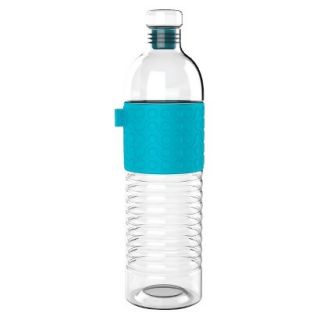 Ello Percy Glass Water Bottle   Blue (22 oz)