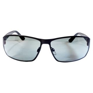 Flat Metal Rectangle Sunglasses   Black