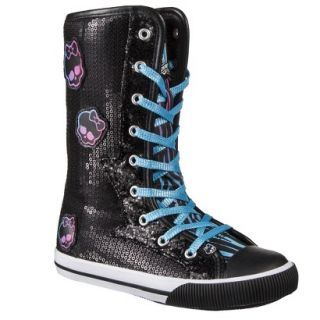 Girls Monster High Sequin Fashion Boot   Black 13