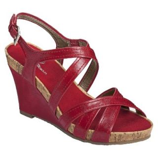 Womens A2 By Aerosoles Candyplush Wedge Sandal   Red 8